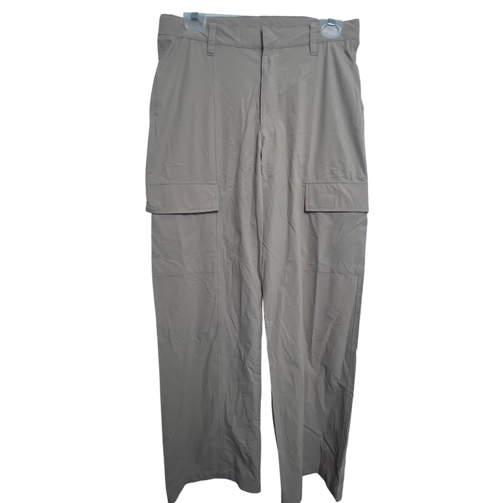 Mono B Cargo Pants Style AP7105 Tan Relaxed Fit M Nylon Spandex